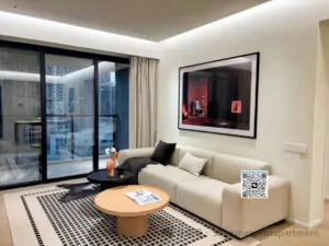 Featured image for “The Peninsula 1: 86㎡ 2 Bed, 1 Bath, Renovated @ 15,500”